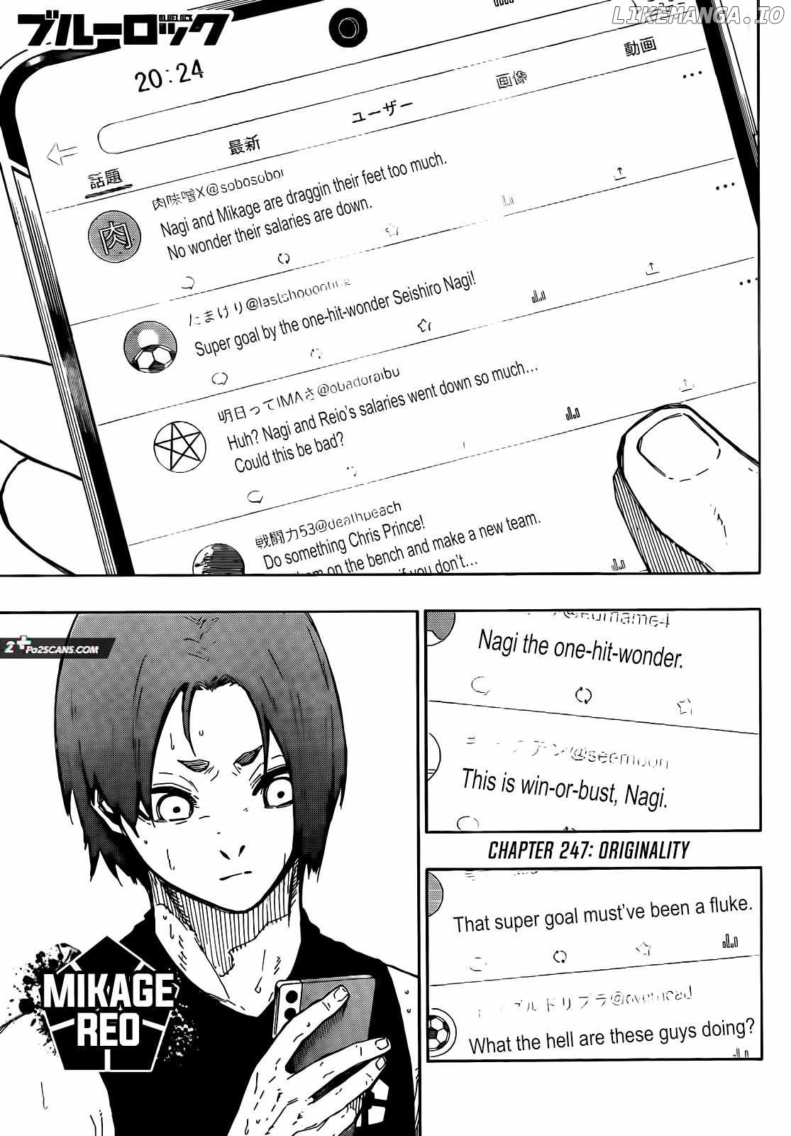 Blue Lock Chapter 247 image 01